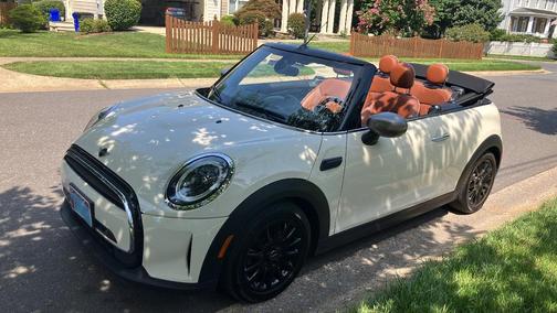 Beige 2022 MINI Convertible Cooper