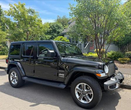 Black 2018 Jeep Wrangler Unlimited Sahara