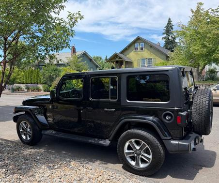 Black 2018 Jeep Wrangler Unlimited Sahara