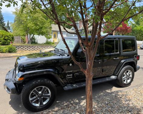 Black 2018 Jeep Wrangler Unlimited Sahara