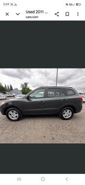 Black 2011 Hyundai SANTA FE Limited