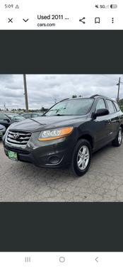 Black 2011 Hyundai SANTA FE Limited