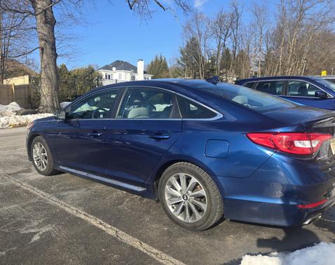 Blue 2017 Hyundai SONATA Sport