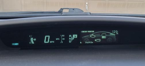 Blue 2014 Toyota Prius Two