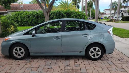 Blue 2014 Toyota Prius Two