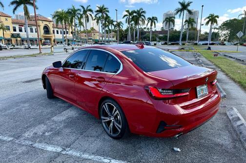 Red 2022 BMW 330 i