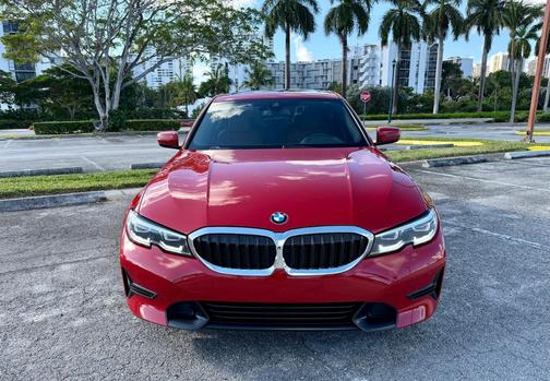 Red 2022 BMW 330 i