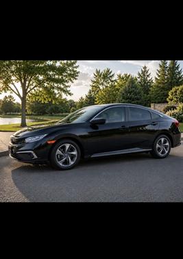 Black 2020 Honda Civic LX