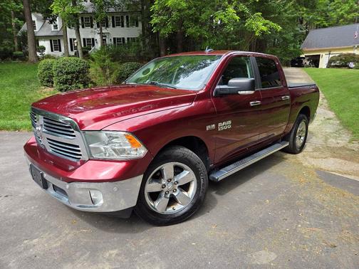 Red 2017 RAM 1500 Big Horn