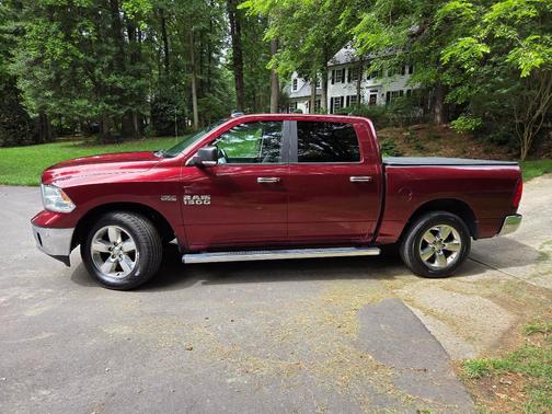 Red 2017 RAM 1500 Big Horn