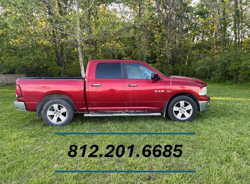 Red 2009 Dodge Ram 1500 SLT