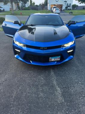 Blue 2018 Chevrolet Camaro 1SS