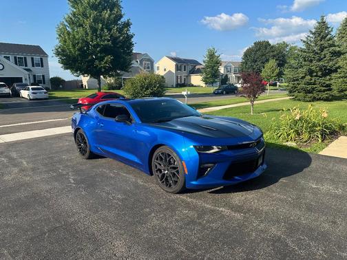 Blue 2018 Chevrolet Camaro 1SS