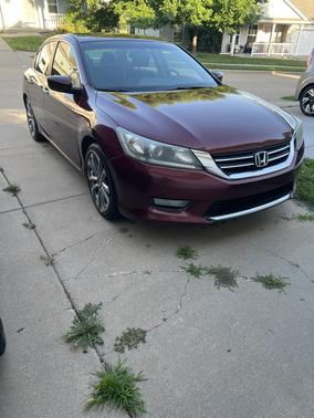Red 2013 Honda Accord Sport