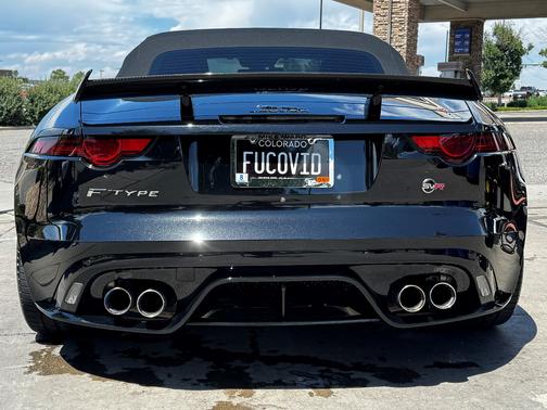 Black 2020 Jaguar F-TYPE SVR