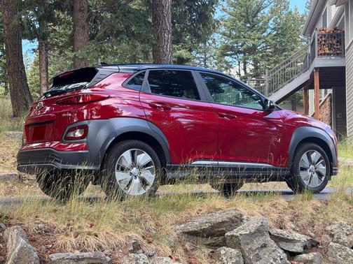 Red 2021 Hyundai KONA EV SEL
