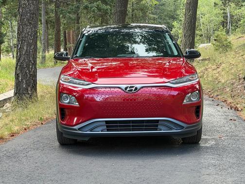 Red 2021 Hyundai KONA EV SEL