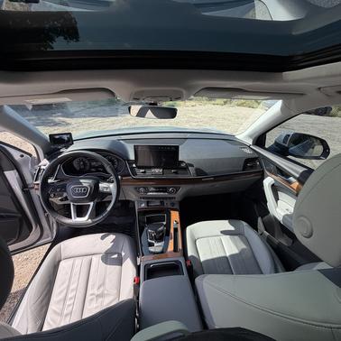 Silver 2022 Audi Q5 45 S line Premium Plus
