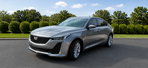 Gray 2020 Cadillac CT5 Premium Luxury RWD