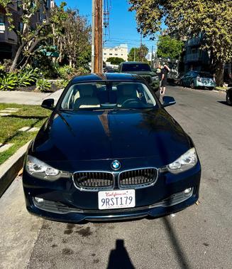 Blue 2014 BMW 328 i