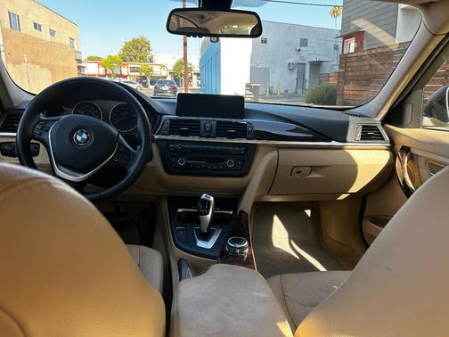 Blue 2014 BMW 328 i