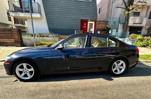 Blue 2014 BMW 328 i