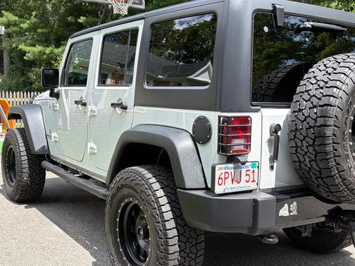White 2015 Jeep Wrangler Unlimited Willys Wheeler