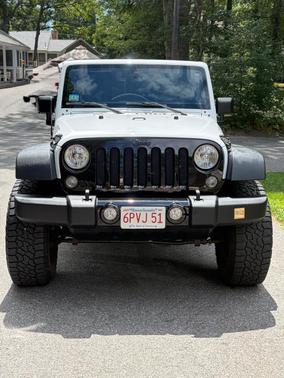 White 2015 Jeep Wrangler Unlimited Willys Wheeler
