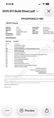 Silver 2015 Porsche 911 911 Carrera