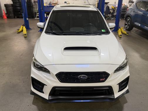 White 2021 Subaru WRX STI Limited w/Lip