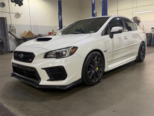 White 2021 Subaru WRX STI Limited w/Lip