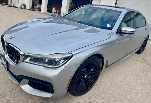 Silver 2017 BMW 750 i xDrive