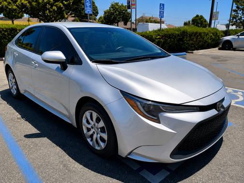 Silver 2020 Toyota Corolla LE