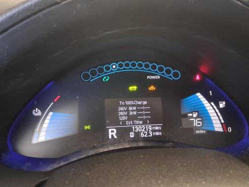 Gray 2014 Nissan Leaf SV