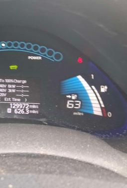 Gray 2014 Nissan Leaf SV
