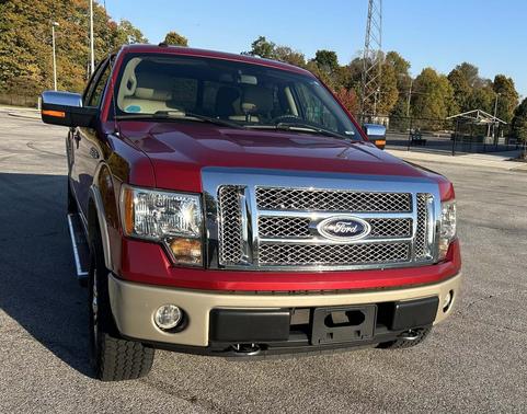 Red 2010 Ford F-150 Lariat SuperCrew