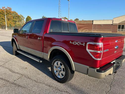 Red 2010 Ford F-150 Lariat SuperCrew