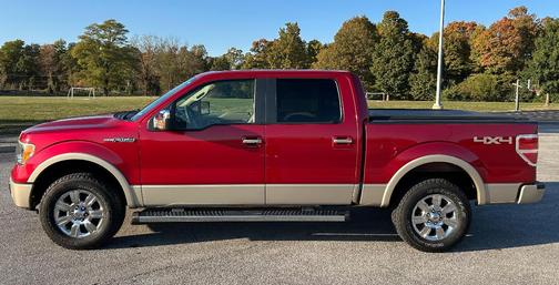 Red 2010 Ford F-150 Lariat SuperCrew