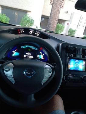 White 2016 Nissan Leaf S