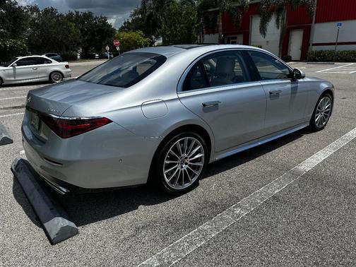 Silver 2023 Mercedes-Benz S-Class S 500 4MATIC