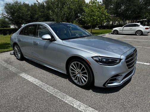 Silver 2023 Mercedes-Benz S-Class S 500 4MATIC