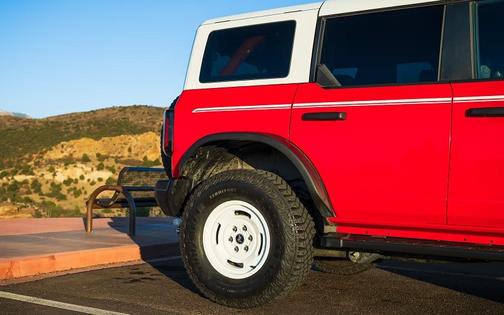 Red 2024 Ford Bronco Heritage Edition