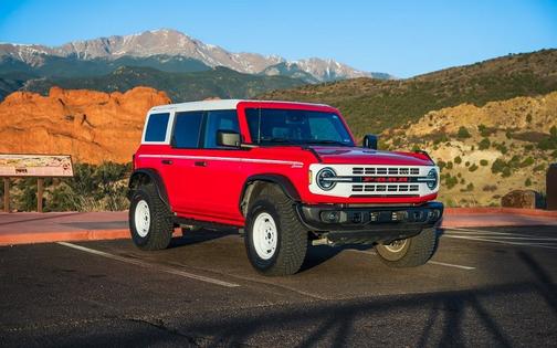 Red 2024 Ford Bronco Heritage Edition