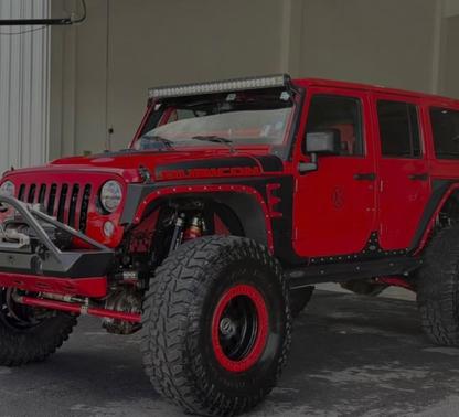 Red 2017 Jeep Wrangler Unlimited Rubicon