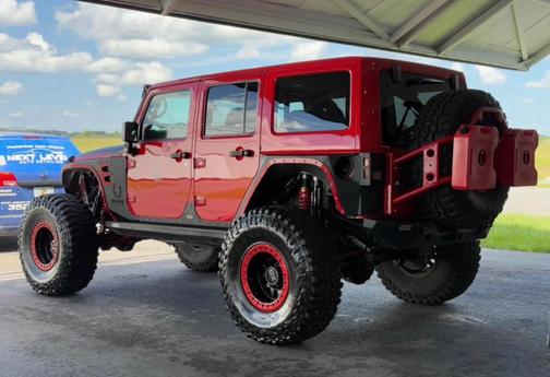 Red 2017 Jeep Wrangler Unlimited Rubicon