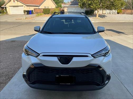 White 2023 Toyota Corolla Cross Hybrid SE