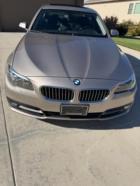 Beige 2015 BMW 535 i xDrive