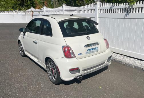 White 2012 FIAT 500 Sport