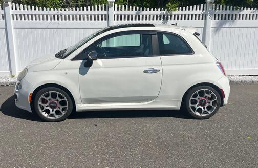 White 2012 FIAT 500 Sport