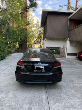 Black 2014 Honda Civic LX